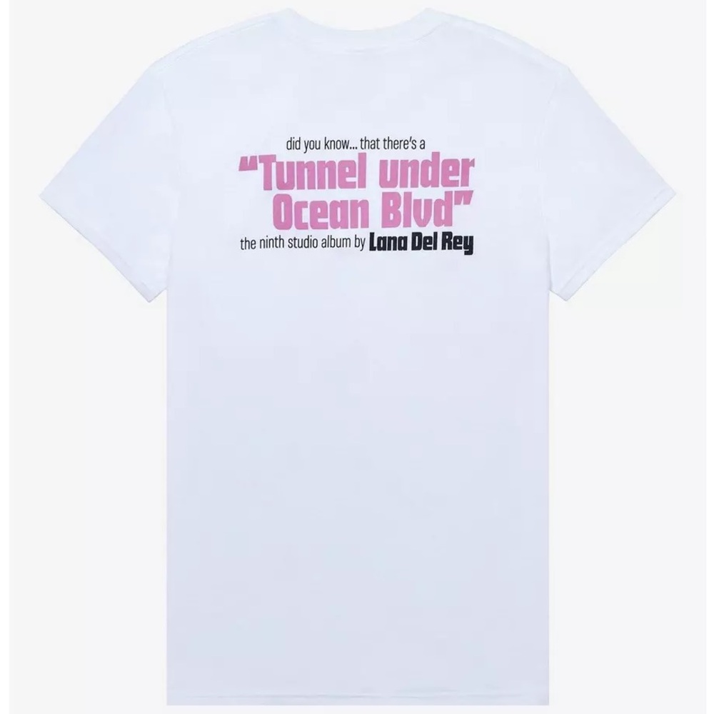 LANA DEL REY LINE ART BOYFRIEND FIT GIRLS T-SHIRT - Picture 2 of 4